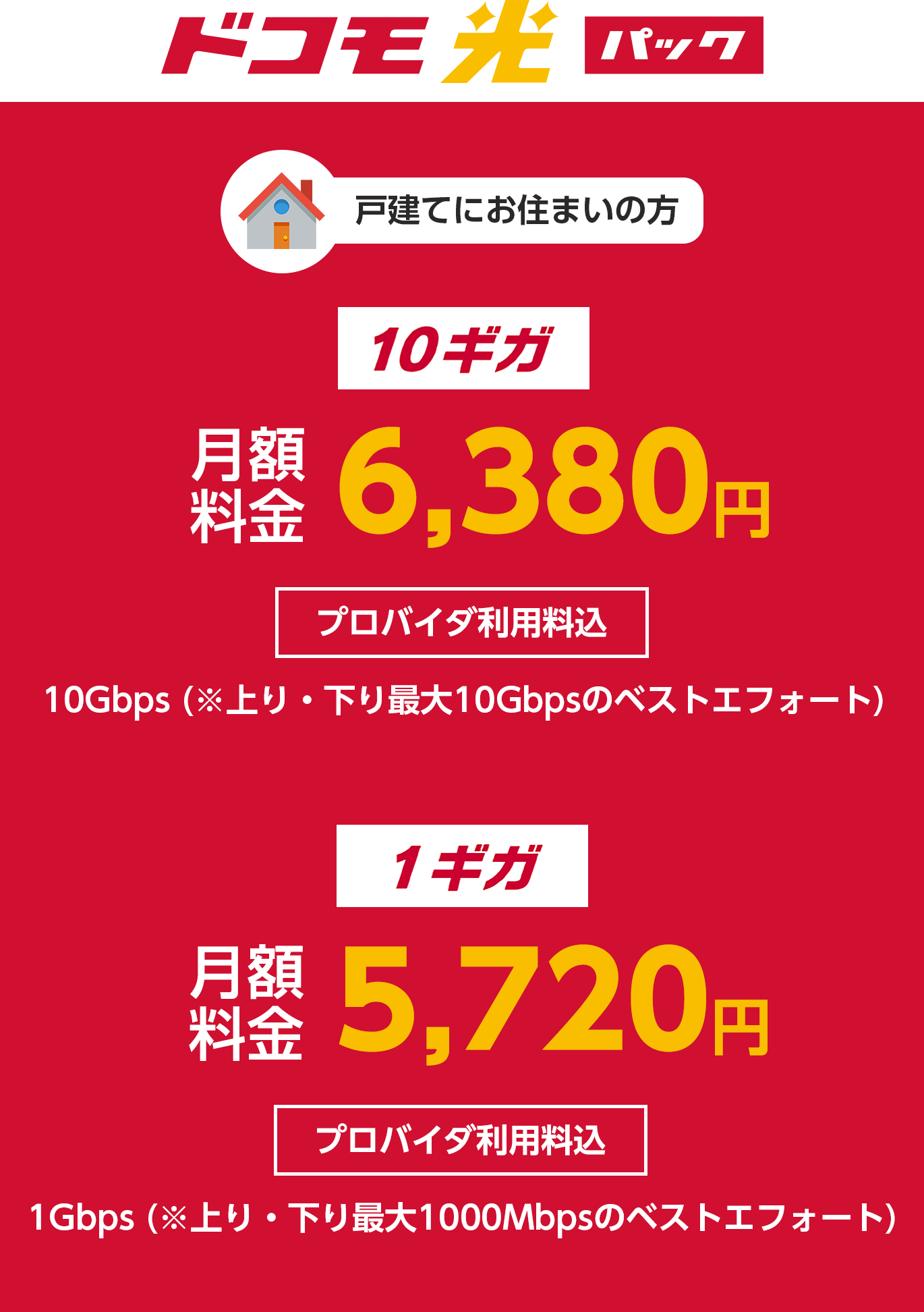 ドコモ光パック
