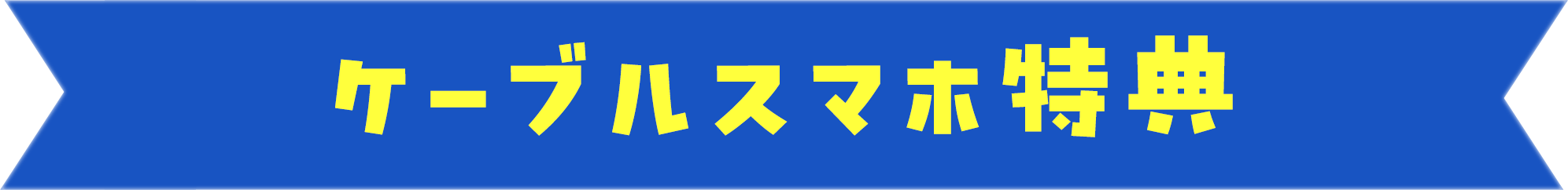 ケーブルスマホ特典